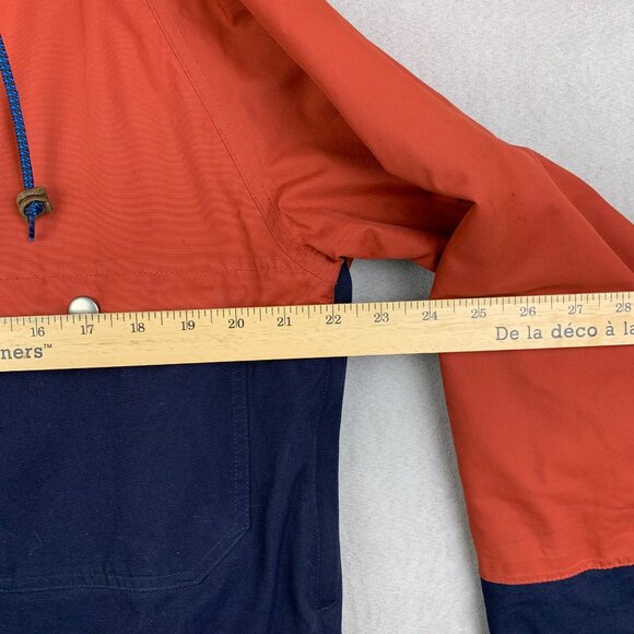 Burton Mens Squire Jacket Small Red Blue Full Zip Hooded Snowboarding Dryride - Picture 14 of 16